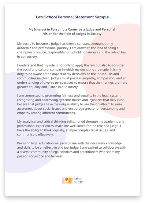 Benefit From Law School Personal Statement Writing Service