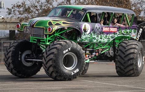 Monster trucks rumble into Angel Stadium to kick off a month of high ...