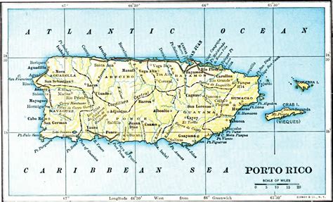 Printable Puerto Rico Map
