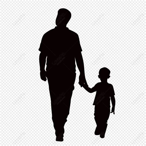 Father And Child Holding Hands Fathers Day Silhouette, Holding Child, Fatherly Love, Father ...