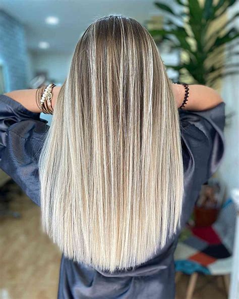 Straight Blonde Ombre Hair