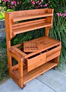 Image result for Outdoor Garden Potting Table