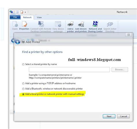 Add a Local Printer 的图像结果