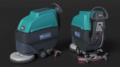 Professional Floor Cleaning Machine Turquoise 3D - TurboSquid 2223900