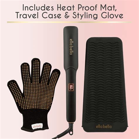 Get Silky Straight Hair Instantly with Ella Bella Ceramic Flat Iron ...