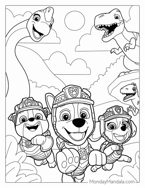 Coloring Pages Paw Patrol Printable - Printable Sight Words List