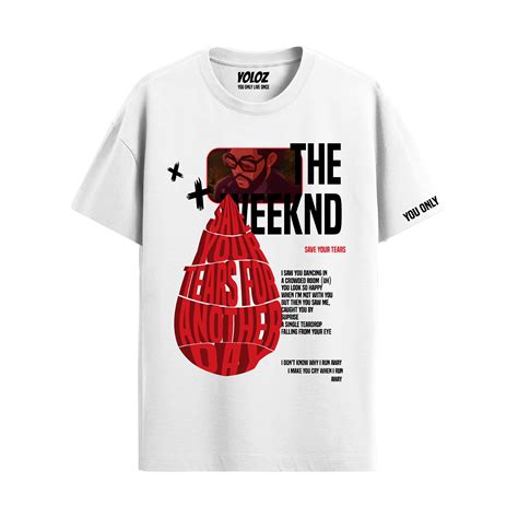 THE WEEKND WHITE REGULAR FIT T-SHIRT – YOLOZ