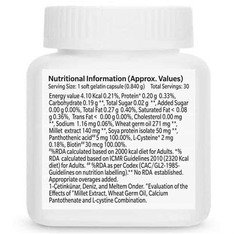 Buy BIOBOUNCE BOTTLE OF 30- HAIR HEALTH SUPPLEMENT WITH BIOACTIVE ...
