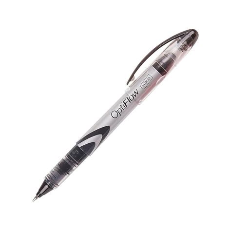 Staples OptiFlow Rollerball Pens, Fine Point, Black, Dozen : Amazon.in ...