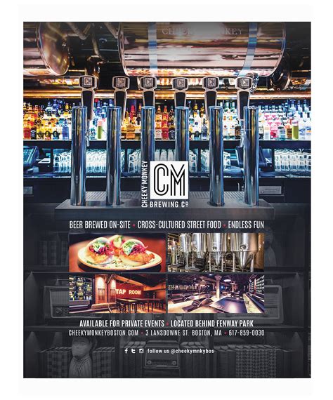 Cheeky Monkey Brewing Co. Boston MA. on Behance