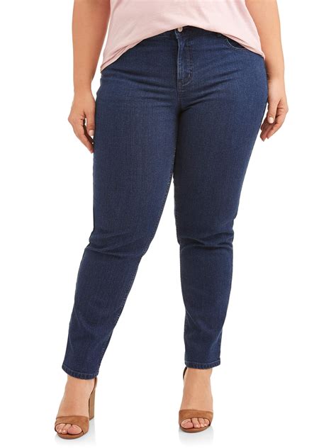 Just My Size Women's Plus Size 5 Pocket Stretch Jean, Also in Petite ...