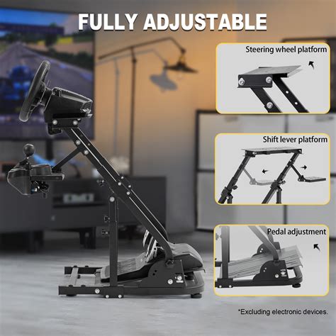 Marada Racing Steering Wheel Stand Height Adjustable India | Ubuy