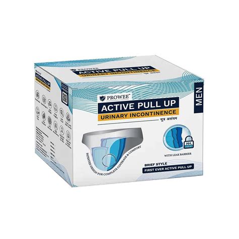 Prowee Men Active Pull Up (Brief Style) (Pack of 5) For Urinary ...