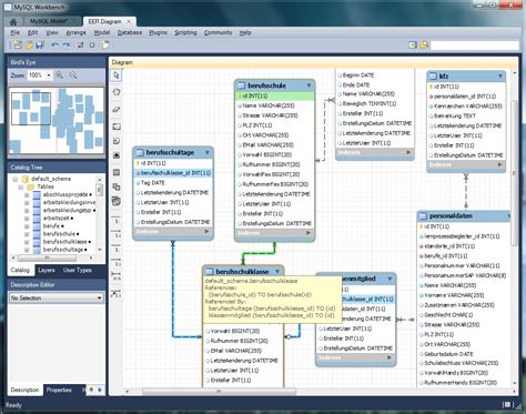 Mysql workbench схема