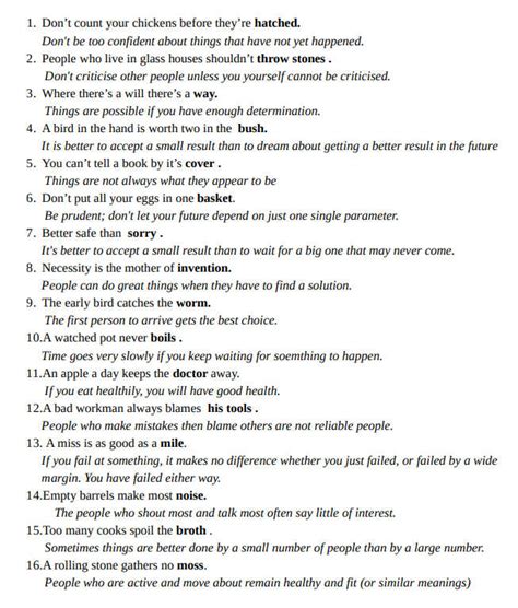 Image result for Common English Proverbs