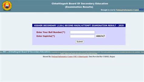 CGBSE Class 10, 12 Supplementary Exam Results 2025 Released At cgbse ...