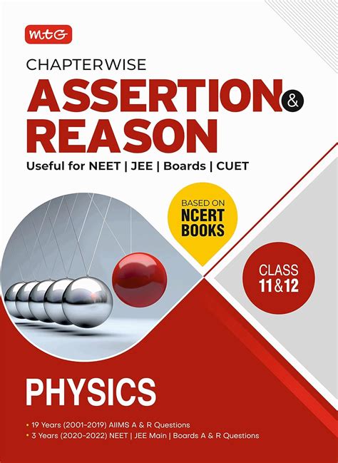 MTG Chapterwise Assertion and Reason For NEET, JEE, CUET & Boards Exam ...