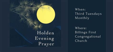Holden Evening Prayer, 310 N 27th Street, Billings, MT, United States ...