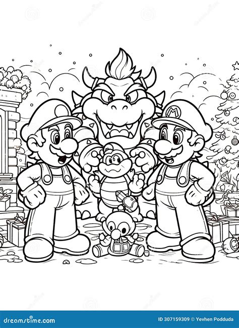Mario And Luigi Coloring Sheets Super Mario Characters Coloring Pages
