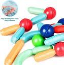 GREEN STONE Magnetic Sticks 64 pcs Building Blocks for Kids Magnetic ...