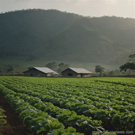 Commercial Farm in Southeast Asia (1900s) | Stable Diffusion Online