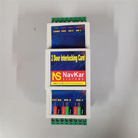 (DICM-02) 2 Door Interlocking Card MCB Type – Navkar Systems