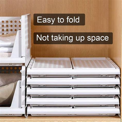 3 Layer Clothes Organizer for Wardrobe Cupboard Organizer for Clothes ...