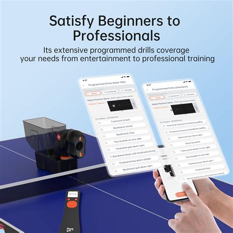 Mua PONGBOT Table Tennis Robot, Portable Ping Pong Machine, APP Control ...