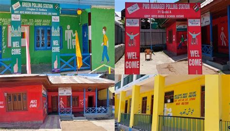 District Election Office Kupwara establish Pink, Blue, Red & Green ...