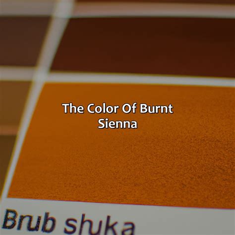 What Color Is Burnt Sienna - colorscombo.com