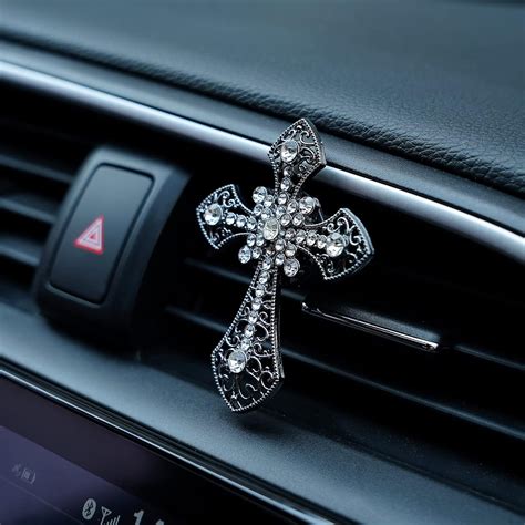 Buy EING Car Air Freshener Auto Classic Metal Cross Modeling Air ...