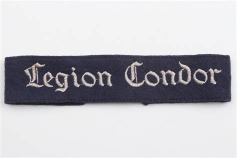 ratisbon's | Luftwaffe LEGION CONDOR cuff title - EM/NCO | DISCOVER ...