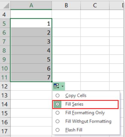 Image result for How to Number a Column in Excel Automatically