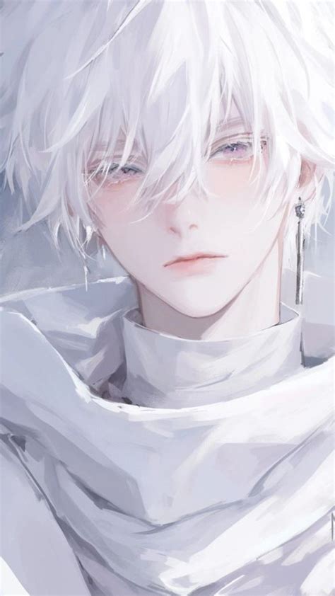 Alarik in 2025 | Anime white hair boy, White hair anime guy, Handsome ...