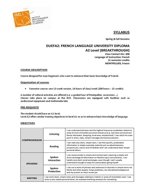 Image result for French Lessons A2