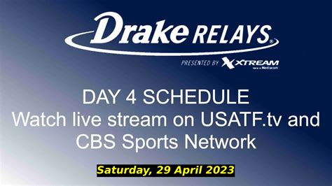 Day 4: 2023 Drake Relays schedule of events; Where to watch live ...