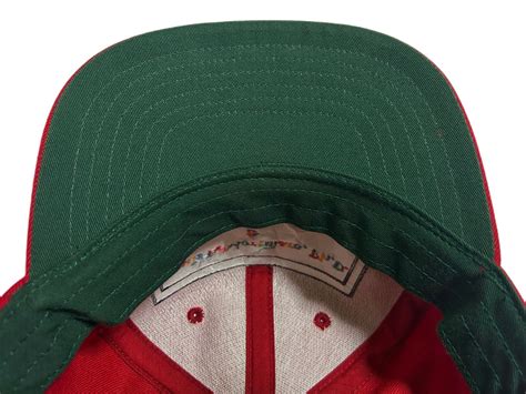 デッドストック 90s LANDS' END ランズエンド レインボー刺繍 ベースボール キャップ CAP MADE IN USA ...