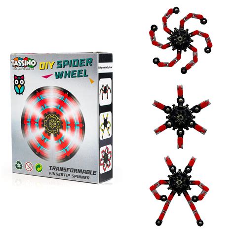 Buy Tassino Fingertip Toys for Kids DIY Transform Robot for Kids Stress ...