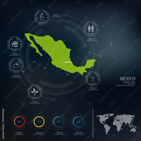 Graphical Map of Mexico 的图像结果