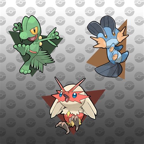 Pokemon Gen 3 Starters