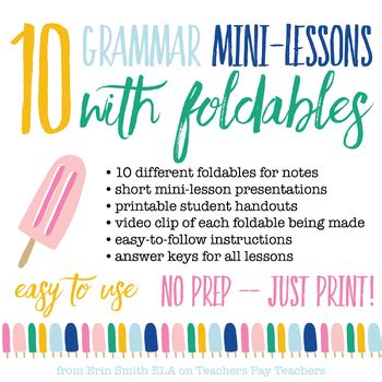 Image result for Grammar Mini-Lessons