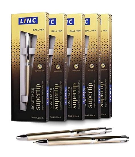 Linc Signetta 2.0 Supertip Ball Pen, (Pack of 5)