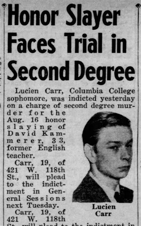The Death of David Kammerer: 80 Years Later