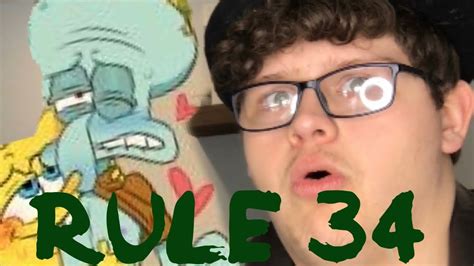 Reacting To SpongeBob Rule 34 Art - YouTube