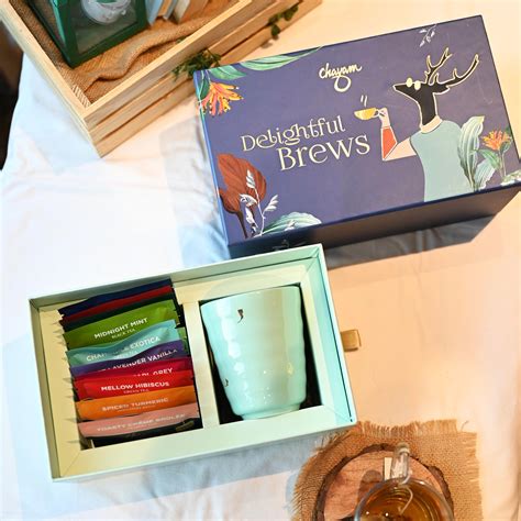 Delightful Brews Tea Gift Set – Elegant Tea with Gold-Embellished ...