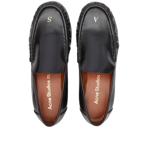 Acne Studios Babi Due Loafer Shoes Black | END. (AU)