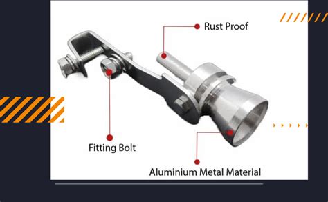 Guance Universal Sound Simulator Car Turbo Sound Whistle Exhaust Pipe ...