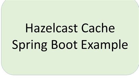 Image result for Hazelcast Cache Tutorial