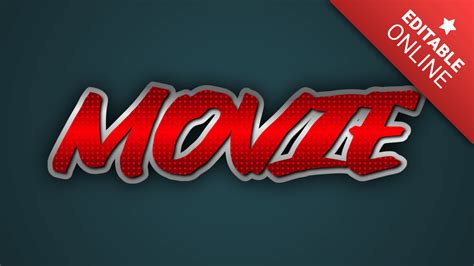 Image result for Movie Text Design