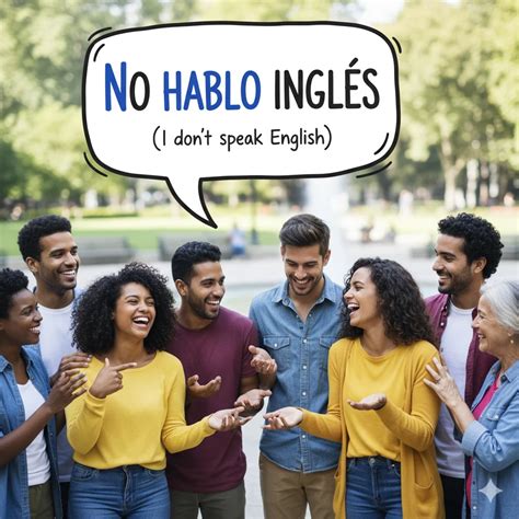 I Don't Speak English